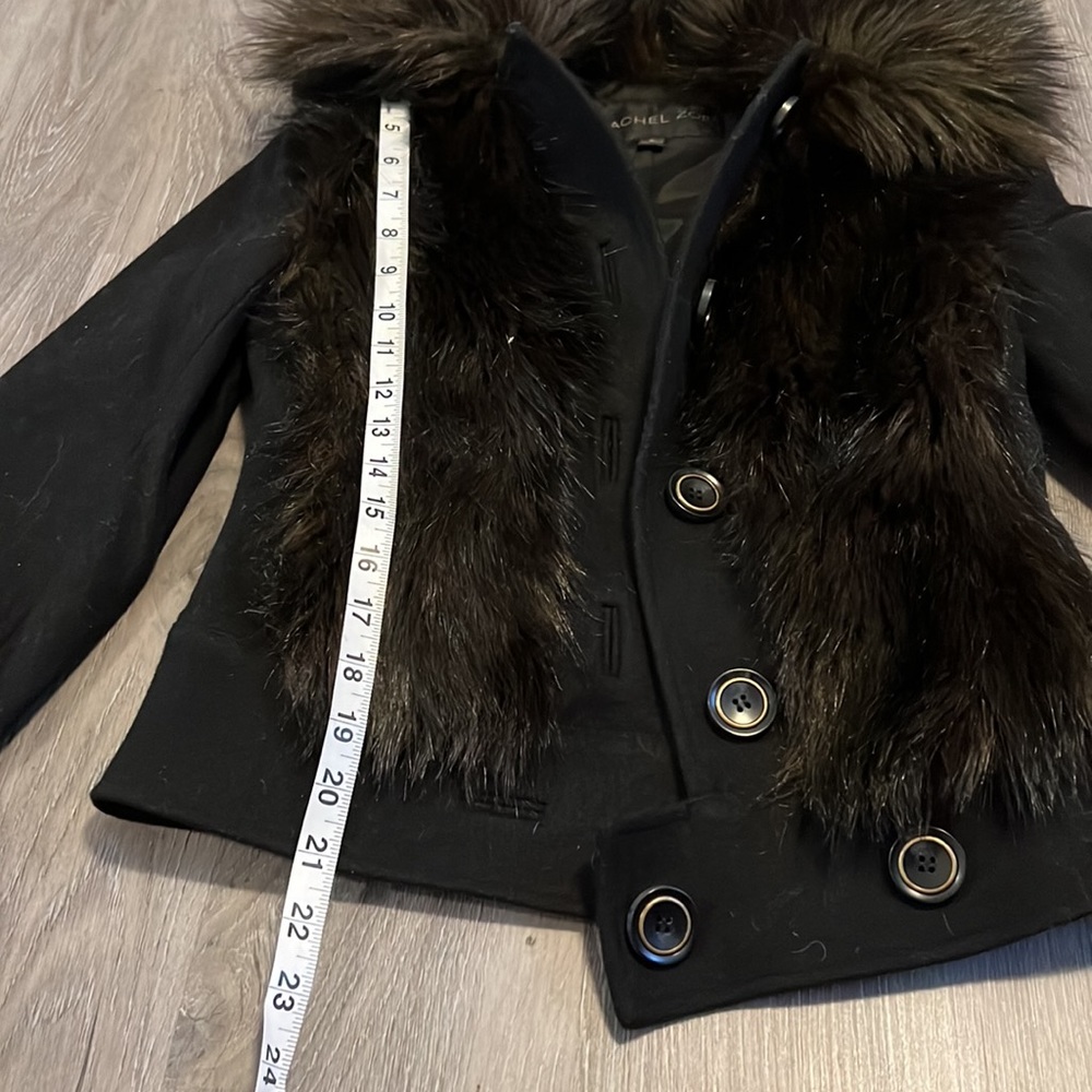 Rachel Zoe fur jacket. Size 0 - Picture 7 of 10